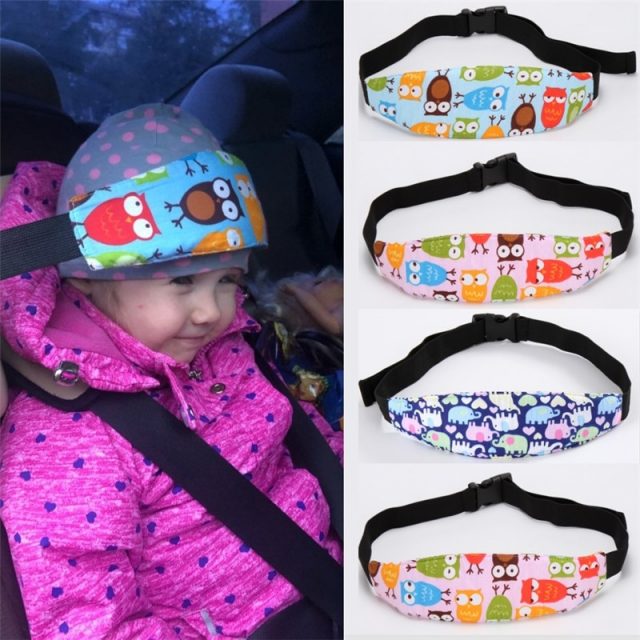 Baby Car Seat Head Support Band