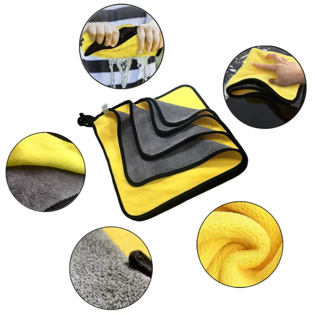 Microfiber Towel Car Microfiber Cloth Wash Towel Microfiber Cleaning Cloth Car Wash Drying Towel Auto Detailing