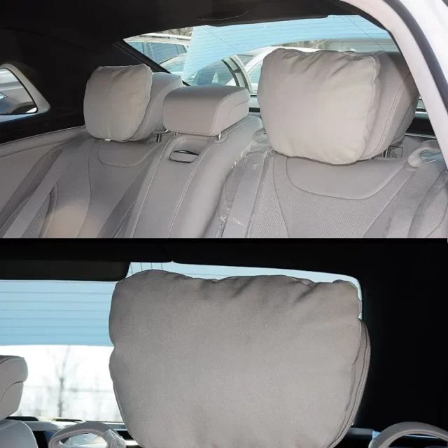 Top Quality Car Headrest Neck Support Seat / Maybach Design S Class Soft Universal Adjustable Car Pillow Neck Rest Cushion